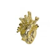 Seletti - Love In Bloom Giant Resin Heart Vase Gold