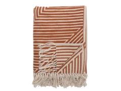 Bloomingville - Maddeleine Throw Orange/Cotton