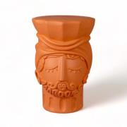 Seletti - Testa Di Moro Man Stool Terracotta