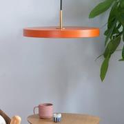 UMAGE Asteria mini hængelampe, orange messing