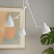 Loftlampe 814, justerbar, 3 lyskilder, hvid