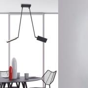 Book LED-loftlampe, sort