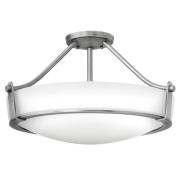 Hathaway loftlampe med afstand, nikkel, Ø 53 cm