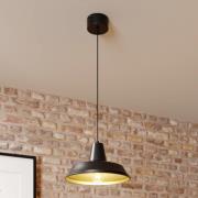 Hængelampe Class, sort/guld