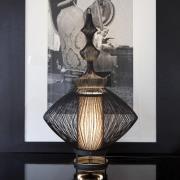 Forestier Opium bordlampe, sort