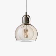 &Tradition Mega Bulb SR2, guld, hvidt kabel