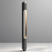 OLEV Grounding LED-gadelampe, stål, sort