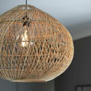 PR Home Karen pendellampe med rattan skærm Ø 70 cm