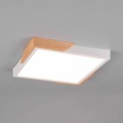 Meta LED-loftlampe, 31,5x31,5 cm, 3.000 K, hvid