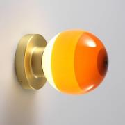 MARSET Dipping Light A2 LED-væglampe orange/guld