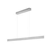 LED-pendel Fara, op/ned, længde 132 cm nikkel