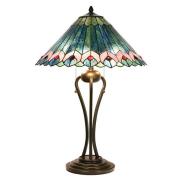 5LL-5391 bordlampe, tiffanystil