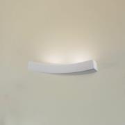 Væglampe Lino i keramik, buet form