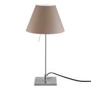 Luceplan Costanzina bordlampe alu, nougatbrun