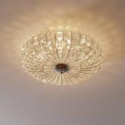 Broche loftlampe med krystaller, Ø 40 cm