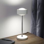 Puk! 120 Eye Table LED, matte linser, hvid/krom