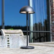 Joy udendørs LED-bordlampe, batteri, dæmpes, sort