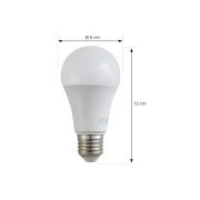 LED-pære, opal, E27, A60, 4,3W, 2700K, 806 lumen