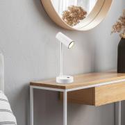 LED-bordlampe Lenny CCT med genopladeligt batteri, hvid