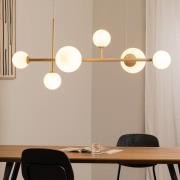 Hængelampe Joel, beige/hvid, 6 lyskilder