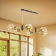 Linio Sola loftlampe, guld/sort, 6 lyskilder