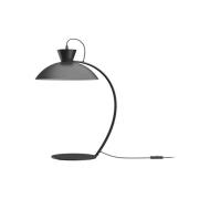 Aluminor Calao bordlampe, buet arm, rund skærm