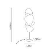 MARKET SET Gulvlampe Screen, papir, hvid, 179 cm  høj