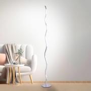 LED-gulvlampe Wave 3.000K 120 cm stål