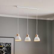 Envostar Tira pendel, tre lys, hvid