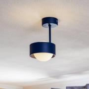 Mado loftlampe af stål, blå, 1 lyskilde