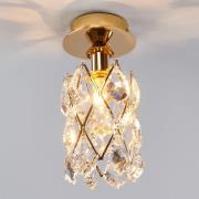 Forgyldt CHARLENE krystal-loftlampe