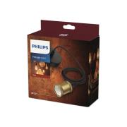 Philips Vintage hængelampe, E27-fatning, guld