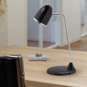 Starlet skrivebordslampe, sort, 41 cm, metal E27
