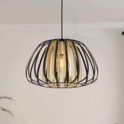 Encinitos pendel, sort/messing, Ø 37,5 cm