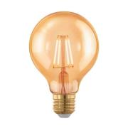 LED-globe E27 G80 4 W filament 1.700 K rav, dæmpes