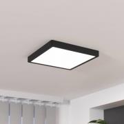 Fueva 5 loftlampe IP44 sort 3.000 K 28x28cm