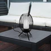 EGLO Fusignano udendørs bordlampe, sort