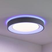 Lindby LED-loftslampe Lindum, RGB, CCT, fjernbetjening, dæmpbar