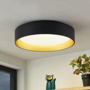 Lindby Gracjan LED-loftslampe CCT sortguld