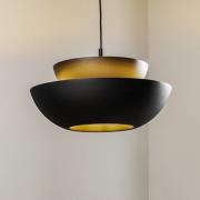 Lucande hængelampe Kellina, Ø 48 cm, sort, metal