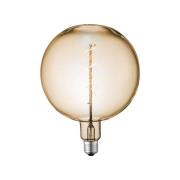 Lucande LED-globepære, E27 4W, Ø 18 cm, 2700K, ravfarvet