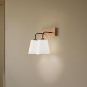 Envostar Risco væglampe 2-lys stofskærm hvid