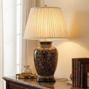 Morris bordlampe med porcelænsfod