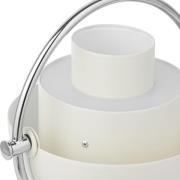 Gubi Multi-Lite bordlampe, højde 30 cm, krom/hvid