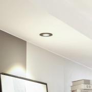 Arcchio LED-downlight Jyra, sort, 3.000K