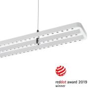 Small Line LED-hængelampe, sensor, 126 cm, hvid