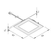 FAQ 58 integreret LED-møbellys, 5 stk, 3 W 4.000 K