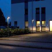 LED-lygtepæl 866, aluminium, antracit, højde 300 cm