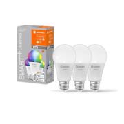 LEDVANCE SMART+ WiFi E27 14W Classic RGBW sæt med 3 stk