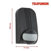 Funchal bevægelsessensor, maks. 1.000 W LED, sort